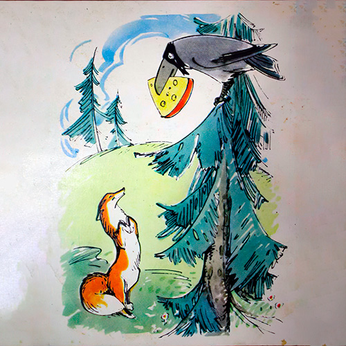 Fox and crow