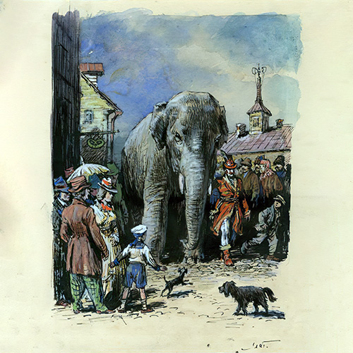 Elephant and Pug